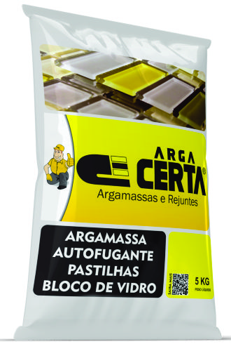 ARGAMASSA PARA PASTILHAS E BLOCOS DE VIDRO